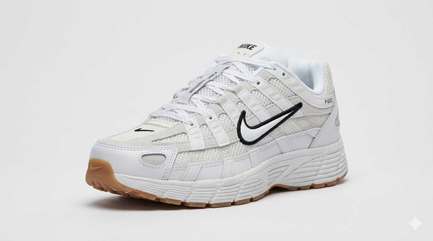 NIKE P6000 BLANCO GRIS CLARO