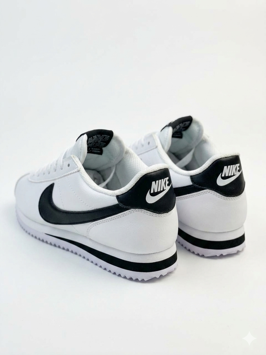 NIKE CORTEZ BLANCO NEGRO