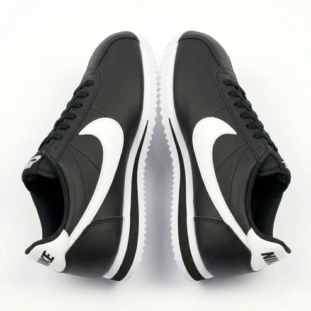 NIKE CORTEZ NEGRO BLANCO