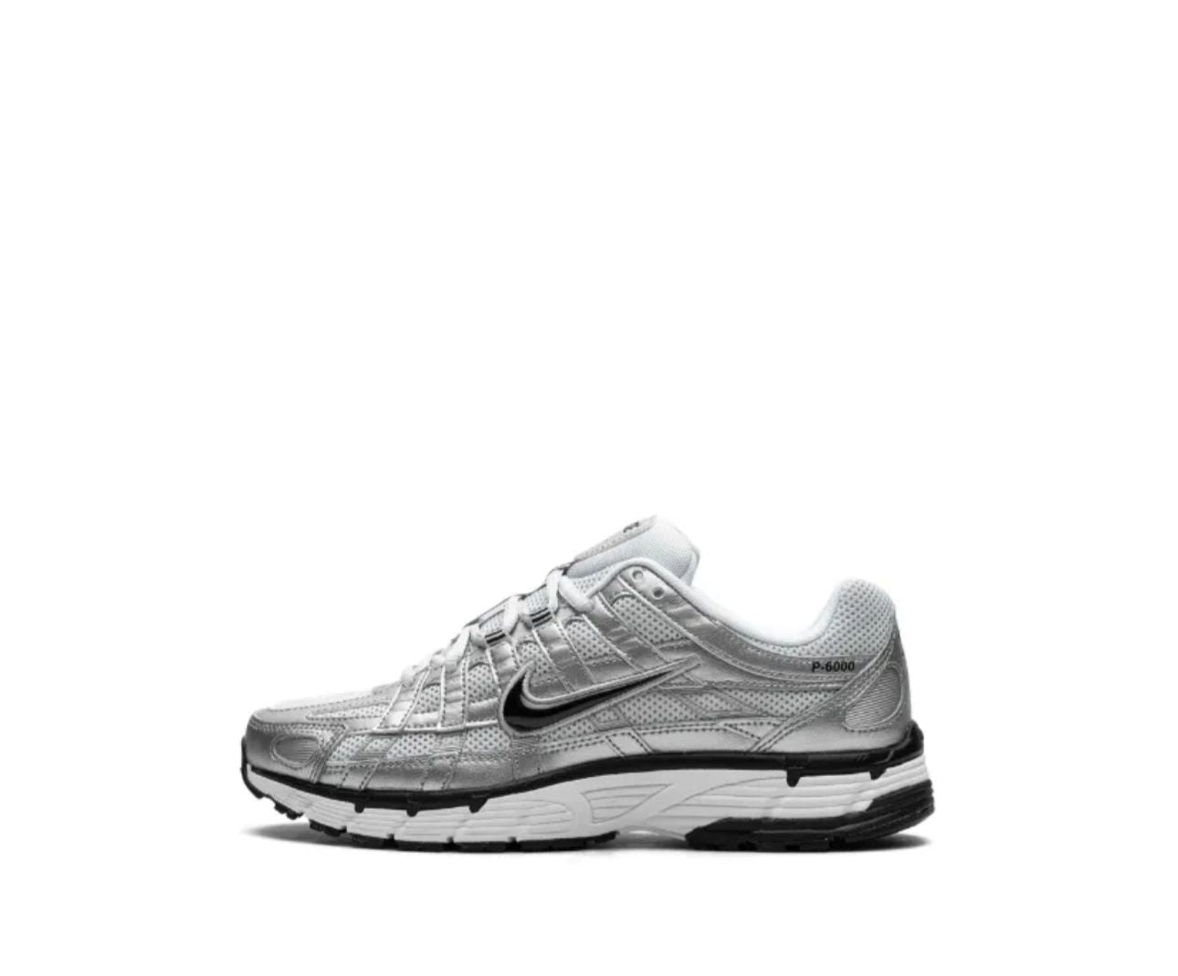 NIKE P6000 PLATEADO NEGRO