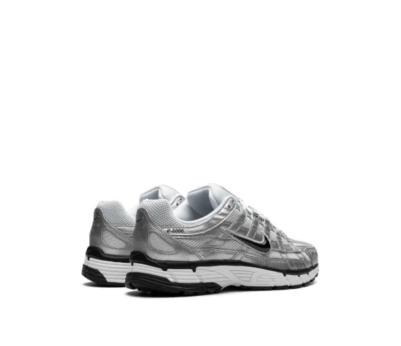 NIKE P6000 PLATEADO NEGRO