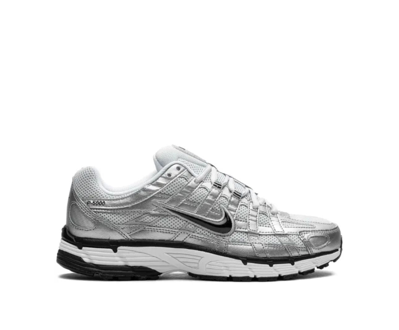 NIKE P6000 PLATEADO NEGRO