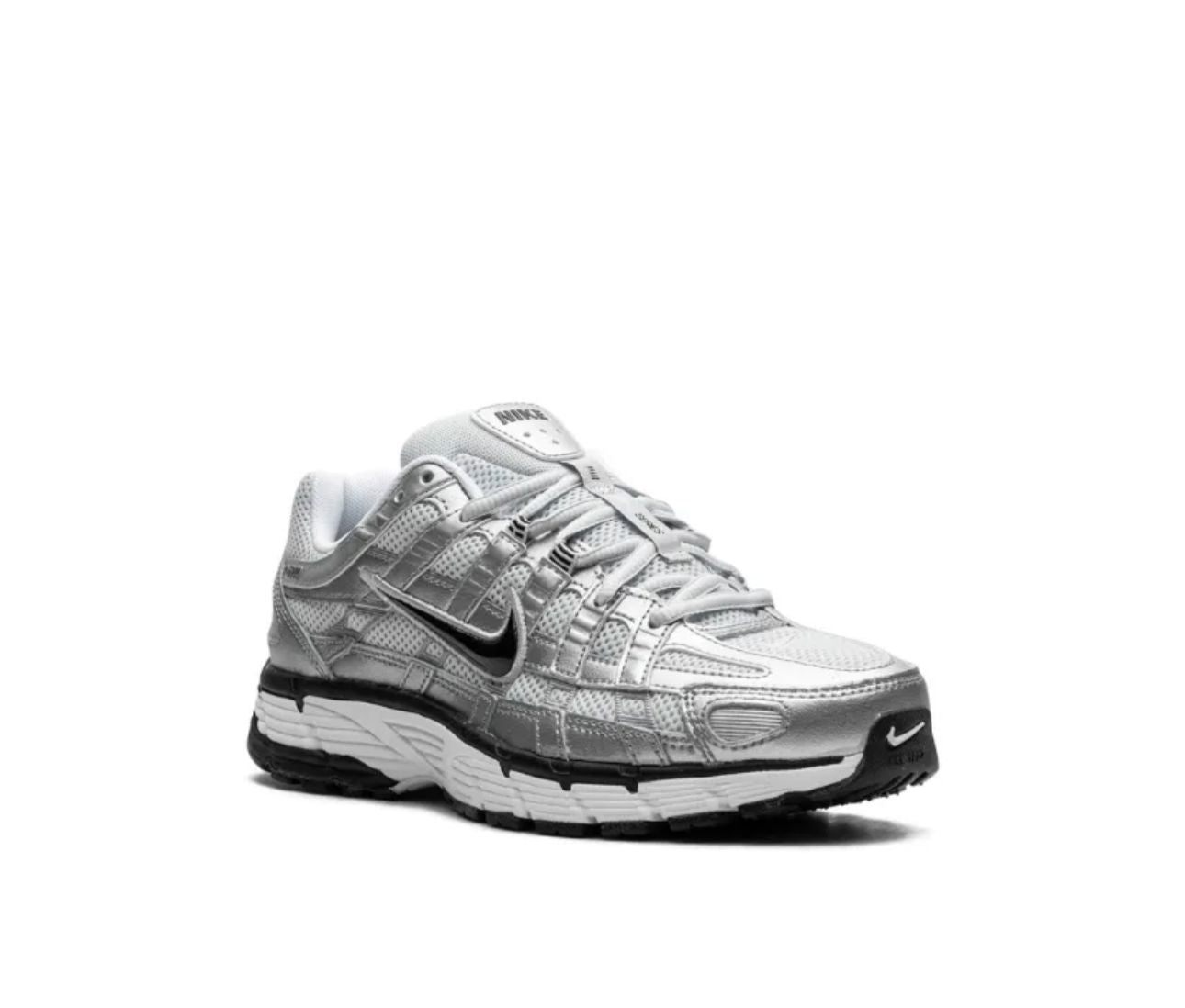 NIKE P6000 PLATEADO NEGRO
