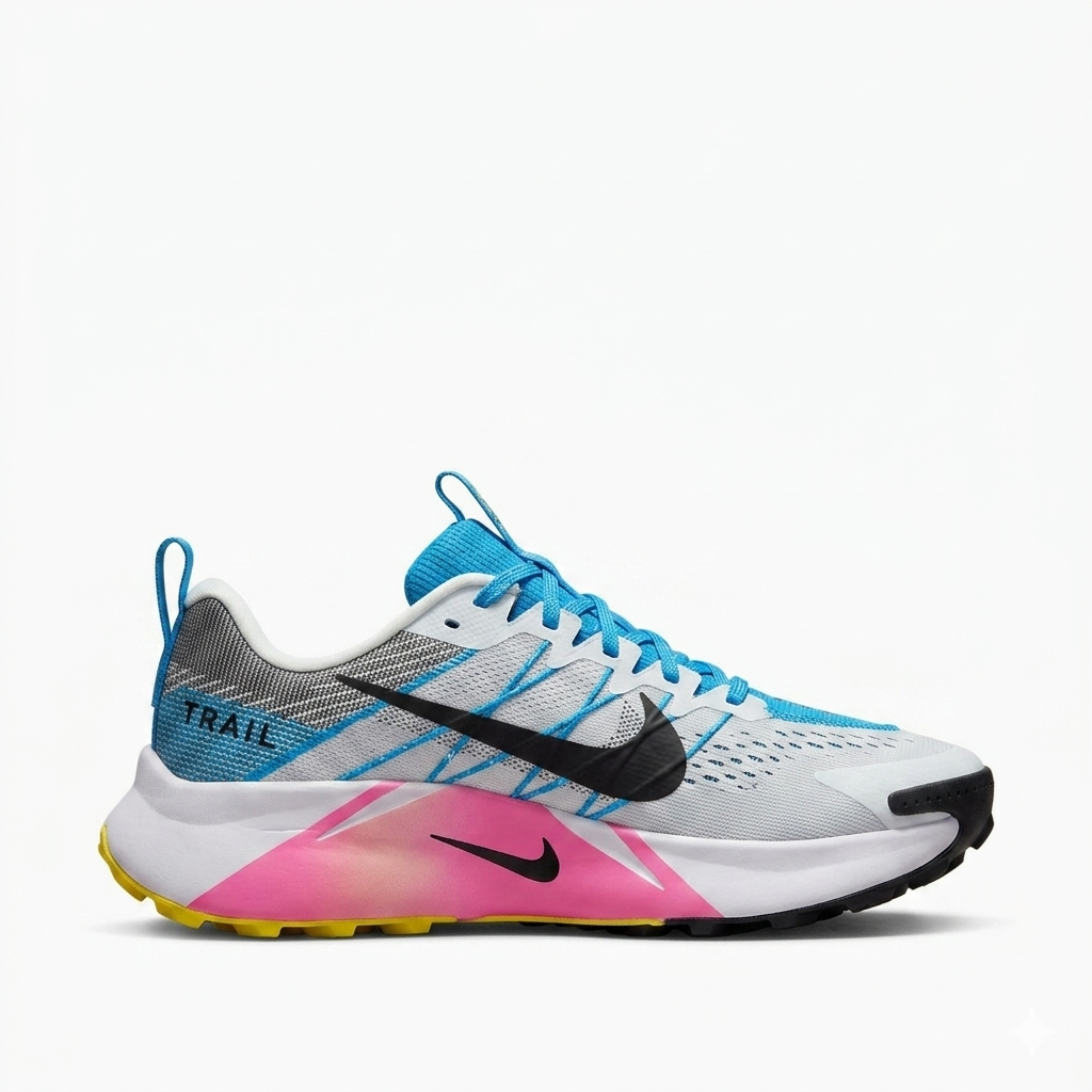 NIKE PEGASUS TRAIL BLANCO AZUL ROSADO